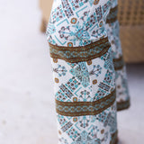 Bell Pant Twill - Ecru Domino Tile