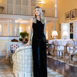 Tess Vest Velvet - Noir