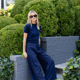 Ivy Pant Linen - Peacoat