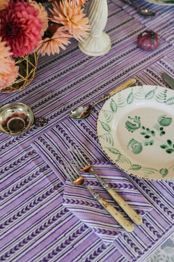 Lavender Stripe Placemats