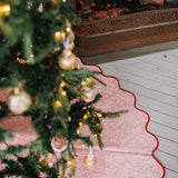 Rouge Paisley Tree Skirt