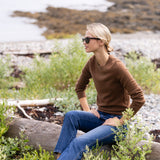 Snowbird Sweater - Chocolate