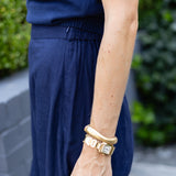 Ivy Pant Linen - Peacoat