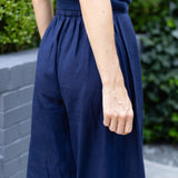 Ivy Pant Linen - Peacoat