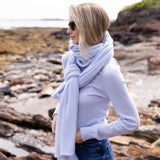 Snowbird Wrap Scarf - Gracie Blue