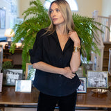 The Carolyn Shirt - Noir