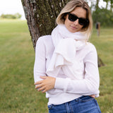 Snowbird Wrap Scarf - Ivory