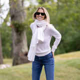 Snowbird Wrap Scarf - Ivory