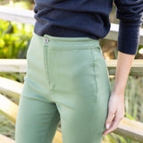 Bell Pant Twill - Palm