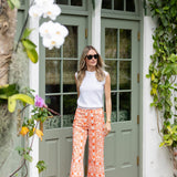 Babe Pant - Tangerine Island Ikat