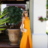 Camille Dress Linen - Mango