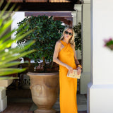 Camille Dress Linen - Mango
