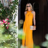 Camille Dress Linen - Mango