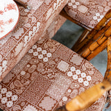 Seat Cushions (set of 4) - Mocha Bandana