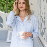 Pajama Short Set - Chambray Bandana