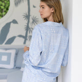 Pajama Short Set - Chambray Bandana