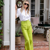 Julia Pant - Chartreuse
