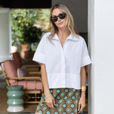Gidget Mini Skirt - Ecru Sandstone