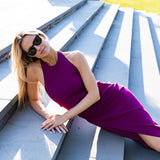 Hadley Dress - Aubergine