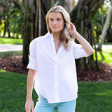 Bell Pant Corduroy - Dusty Aqua