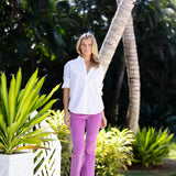 Bell Pant Corduroy - Lilac
