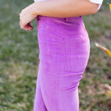 Bell Pant Corduroy - Lilac
