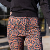 Bell Pant Twill - Noir Castillo Medallion