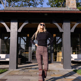 Bell Pant Twill - Noir Castillo Medallion