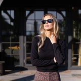 Bell Pant Twill - Noir Castillo Medallion