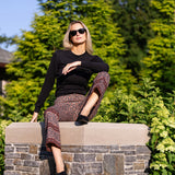 Bell Pant Twill - Noir Castillo Medallion
