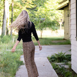 Bell Pant Twill - Leopard