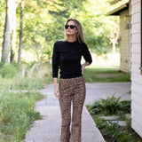 Bell Pant Twill - Leopard