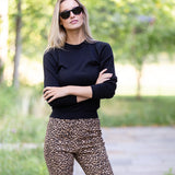 Bell Pant Twill - Leopard