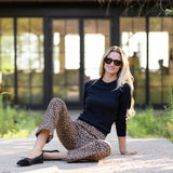 Bell Pant Twill - Leopard