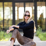 Bell Pant Twill - Leopard