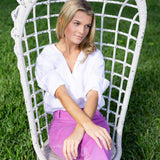 Bell Pant Corduroy - Lilac