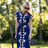 Cara Dress - Peacoat