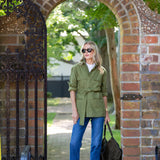 Margo Safari Jacket - Moss