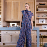 Beatriz Pant Dupioni - Bijou Provence Paisley
