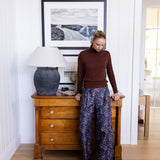 Beatriz Pant Dupioni - Bijou Provence Paisley