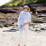 Snowbird Wrap Scarf - Gracie Blue