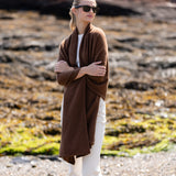 Snowbird Wrap Scarf - Chocolate