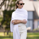 Snowbird Wrap Scarf - Ivory