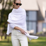 Snowbird Wrap Scarf - Ivory