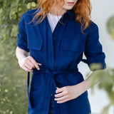Margo Safari Jacket - Peacoat