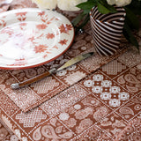 Mocha Bandana Tablecloth