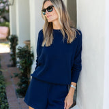 Falmouth Sweater - Peacoat