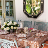 Mocha Bandana Tablecloth