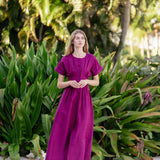 Sabrina Dress- Aubergine