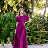 Sabrina Dress- Aubergine